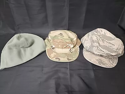 Mix Army Air Force Cap Hat Beanie Lot Of 3 Cag Sof Devgru Seal • $16.99