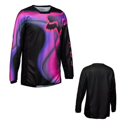 Fox Racing Kids Girls 180 Toxsyk Black Jerseys-Kids Small • $19.71