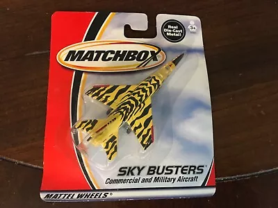 2000 Matchbox Sky Busters Mig-21 Tiger Meet Jet Yellow Diecast Vintage NEW • $20