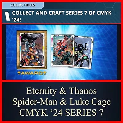 Eternity Thanos Spider-man Luke Cage-cmyk Series 7-10 Cards-topps Marvel Collect • $1.49