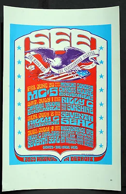 10 X 15 Poster 1967 The See MC5 Grimshaw 1970 Jethro Tull Sha Na Na Aragon Lynch • $6.99