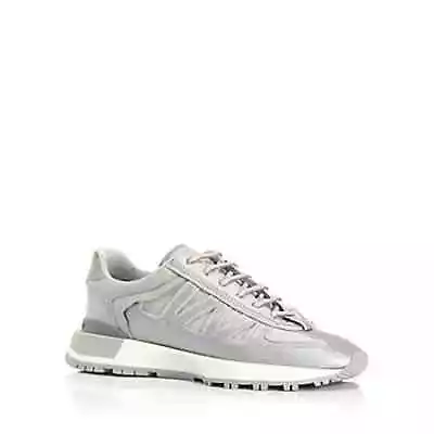 Maison Margiela Men's F: P5064 Lace Up Sneakers Polyester Silver EUR 42 US 9 • $230