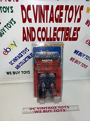 1983 Webstor MASTERS OF THE UNIVERSE MOTU Vintage SEALED NEW Clear Bubble 🔥 • $250