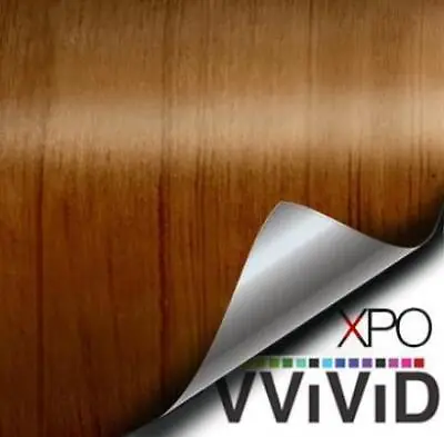 VVivid Oak Wood Grain Vinyl Wrap Architectural Film | V122 • $353.52