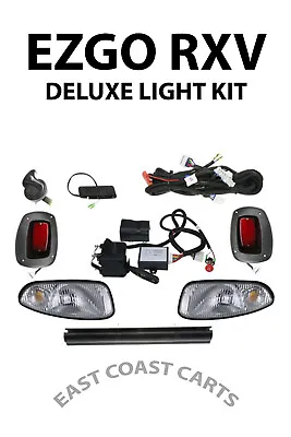 EZGO RXV SUPER DELUXE LIGHT KIT W/ TURN LIGHTS BRAKE LIGHT & HORN • $99.95