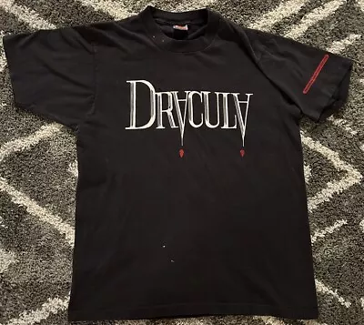 VTG DRACULA Shirt Large Missouri Repertory Theater Blood Fang Neck Horror RARE  • $229.29