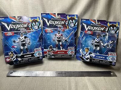 Lot Of 3 Playmates Voltron Legendary Defender Pilot Figures Shiro Keith Lance • $99.95