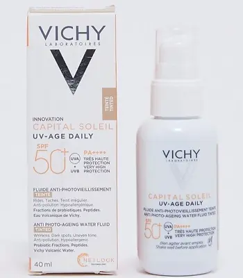 Vichy Capital Soleil UV-Age Daily Anti-Photo-Ageing Fluid SPF50+ 40ml • $35.99