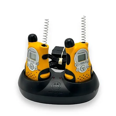 Motorola Talkabout T5950 2-Way Radio Walkie Talkies Charging Station Untested • $16.35