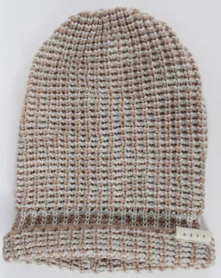 NEFF Women's Alexa Acrylic Blend Knit Beanie Tan O/S New • £23.12