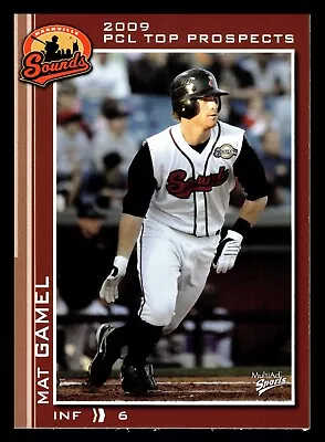 2009 MultiAd Pacific Coast League Top Prospects PCL AAA #16 Mat Gamel • $2.49