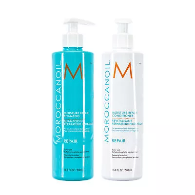 Moroccanoil Moisture Repair Shampoo And Conditioner 16.9oz/500ml SET • $66.50
