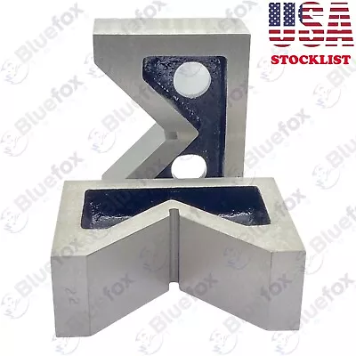 $48.88 • Buy Cast Iron Vee Block Set Of 2 Pieces 4  X 1-1/2  X 3  Inch V Block Without Clamp 