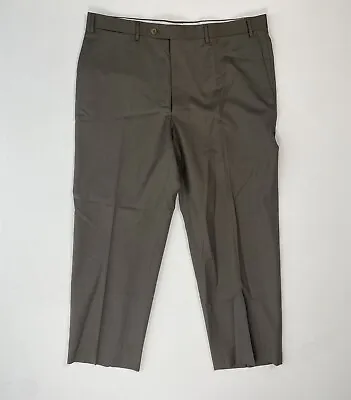 Canali Mens Tessuto Dress Pants 100% Wool Pleated Pants Size 7 (38x28) Career • $23.99