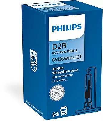 PHILIPS 85126WHV2C1 Bulb Spotlight ForAUDIBMW MOTORCYCLESCITROËNFIATHONDA • $75.55