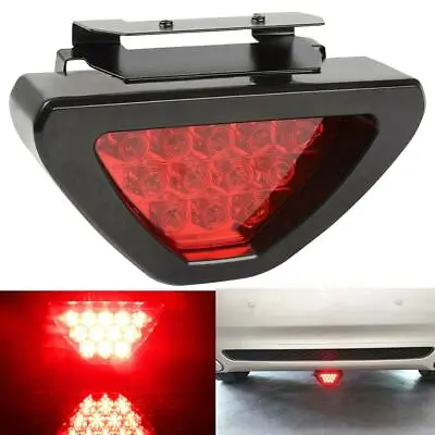 3rd Brake Light JDM F1 Style 12 LED Strobe Rear Bumper Tail/Stop Red  • $14.81