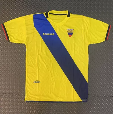 Men's Ecuador National Soccer Team Jersey Yellow World Cup • $15