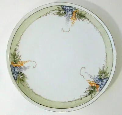 Vintage Marked S&K Japan Hand Painted Plate Dish Lavender & Yellow Floral 6.25  • $17