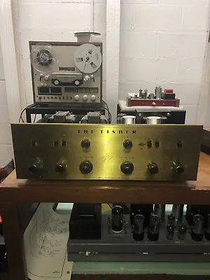 Vintage The Fisher X-100 Stereo Master Control Tube Amplifier *RESTORED* • $750