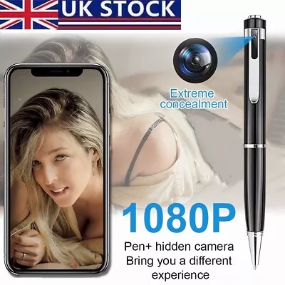 £19.99 • Buy Portable Spy Hidden Camera Pen HD 1080P Video Camcorder Recorder Security Cam UK