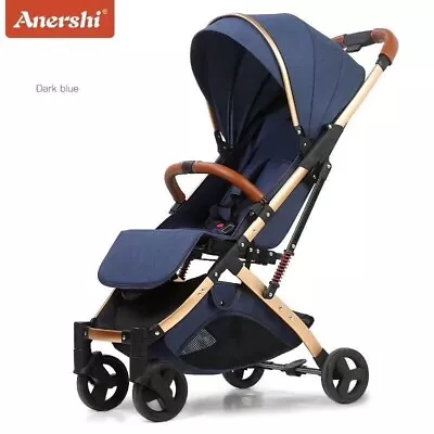 Anershi High Quality Travel Pram Stroller Pushchair Stroller One Hand Fold  • £90