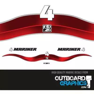 Mariner 4hp 2 Stroke Outboard Decals/sticker Kit • $36.95