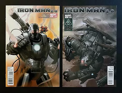 IRON MAN 2.0 #1 2 Lot War Machine Marvel Comics 2011 • $12.99