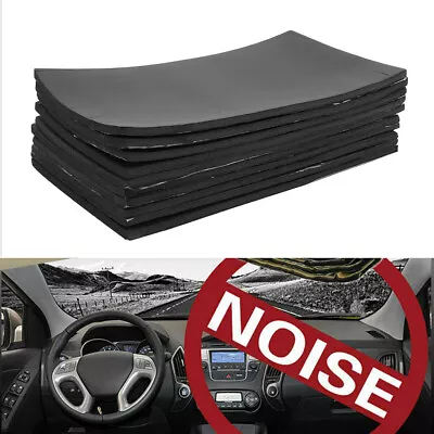 Peel & Stick Closed Cell Foam Acoustic Mat Thermal Insulation Panels For Van Car • £7.94