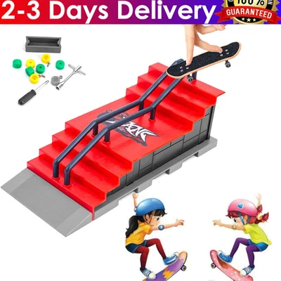 £10.89 • Buy Skate Park Ramp Kit Tech Deck Mini Fingerboard Finger Board Ultimate Parks Gifts