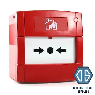 KAC Manual Call Point Red Fire Alarm Conventional Indoor Break Glass Operated • £2.99