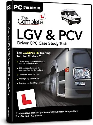 The Complete LGV  PCV Driver CPC Case Study Test: 2019 (DVD 2016) • £27.50