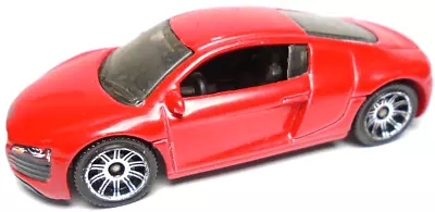 2006 Matchbox 2007 Audi R8 Red 1:62 Diecast 2 3/4  Car With Silver Rims • $10.99