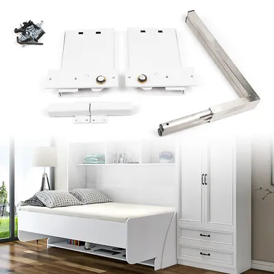 Horizontal Murphy Wall Bed Heavy Duty Bed Support For Twin /Queen Size Bed USA • $71.82