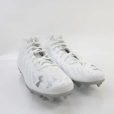 Under Armour Spotlight Football Cleat Men's White Used • $20