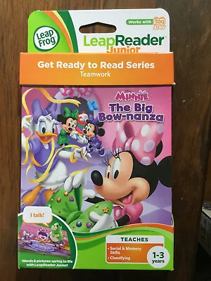 Leapfrog - LeapReader Junior Book - Disney Minnie The Big Bow-nanza - New • $27.82