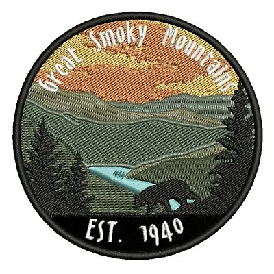 $5.87 • Buy Great Smoky Mountains National Park Embroidered Patch Iron Sew-On Gear Applique