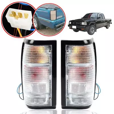 Tail Light Lamp Clear Lens For Mazda B2000 B2200 B2600 Pickup 1985-1998 Ute • $78.27