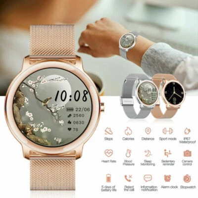 $50.99 • Buy Fashion Women Smart Watch Heart Rate Blood Pressure Tracker Fitness Bracelet AU