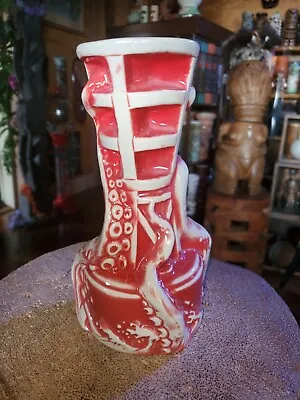Kraken Bell Buoy Tiki Mug By Munktiki Red Designed By Thor Sold Out • $35