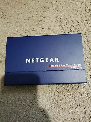 Netgear GS108 ProSafe 8 Port Gigabit Switch - No AC Adapter • $19.99