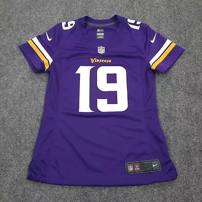 Minnesota Vikings Jersey Mens Small Purple Adam Thielen #19 Nike On Field NFL • $24.66