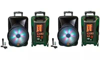 2 MR DJ DJ12BAT+ 12  Portable Bluetooth Speaker • $249.99