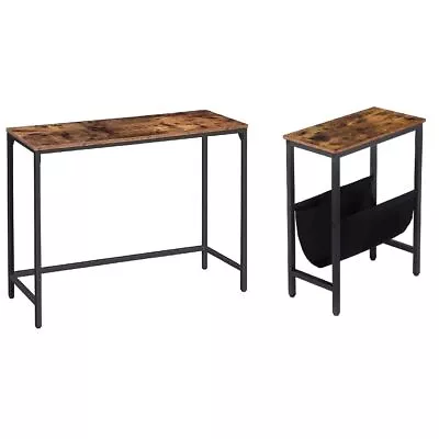 HOOBRO Slim Side Table Bedside Table End Table Console Table Hallway Table • £22.79