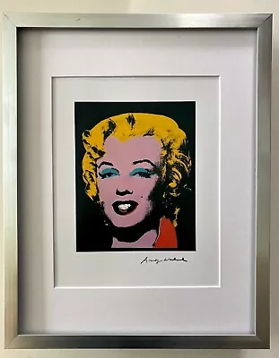 Andy Warhol | Marilyn Monroe Signed Vintage Print In 11x14 Mat | Frame Ready^ • $139