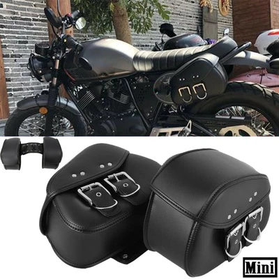 $62.99 • Buy Motorcycle Mini Side Saddle Bags For Yamaha V-Star XVS 1100 1300 650 950 Custom