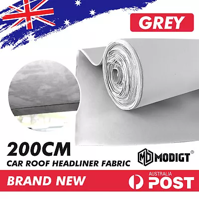 2Mx1.5M Car Roof Lining Fabric DIY Redoing Auto Headliner Upholstery Softnes AU • $48.99