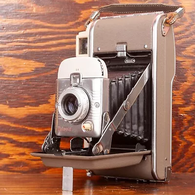 Polaroid Model 80A Vintage Folding Instant Film Camera Tested Working • $20