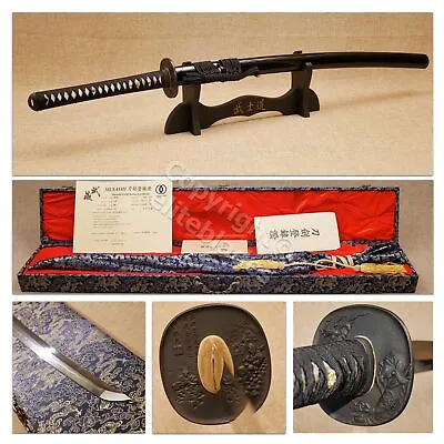 Musashi Higosha 1060/1045 Steel Hand Forged Clay Tempered Samurai Katana Sword • $329.95
