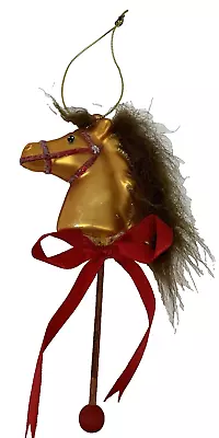 Midwest Of Cannon Falls Hobby Horse Blown Glass Ornament Loose No Box • $14.88
