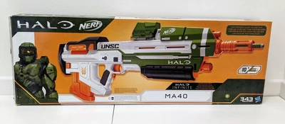 £59.99 • Buy Nerf Halo Motorised Dart Blaster MA40 Rare Video Game Toy Ex-Display Unused